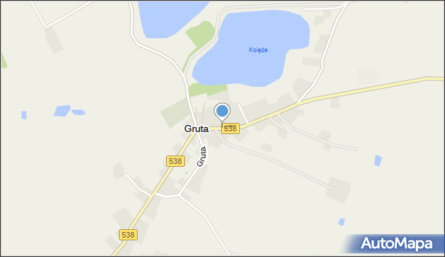 Gruta, Gruta, mapa Gruta