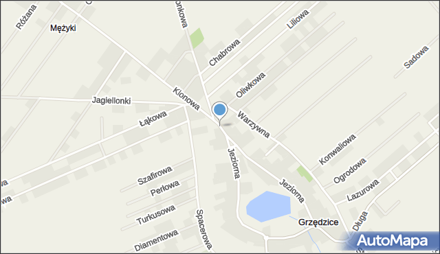 Grzędzice, Grzędzice, mapa Grzędzice