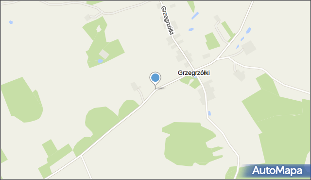 Grzegrzółki, Grzegrzółki, mapa Grzegrzółki