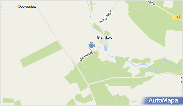 Grzmikoło, Grzmikoło, mapa Grzmikoło