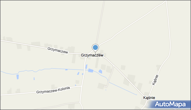 Grzymaczew, Grzymaczew, mapa Grzymaczew