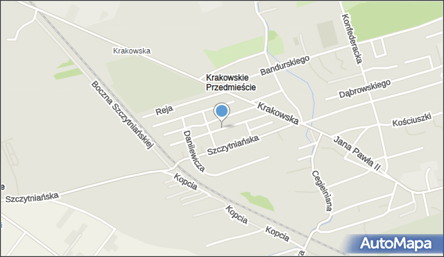 Jarosław, Grochowska, mapa Jarosławia