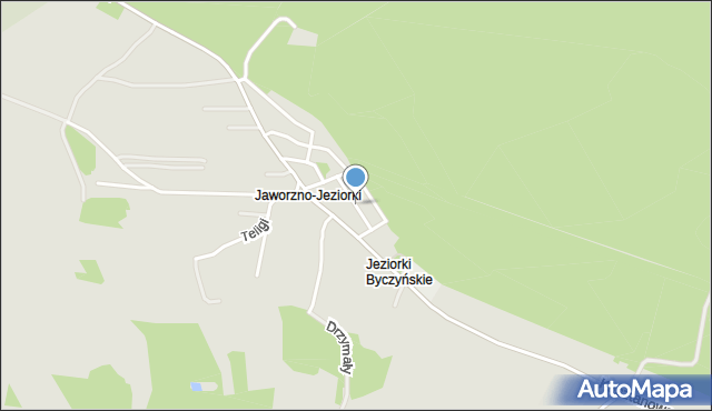 Jaworzno, Grzybowa, mapa Jaworzno