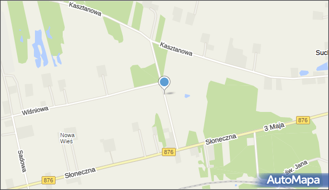 Jeżewice gmina Tarczyn, Graniczna, mapa Jeżewice gmina Tarczyn