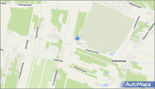 Kuleszówka, Graniczna, mapa Kuleszówka