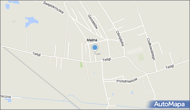 Opole, Grenadierów, mapa Opola