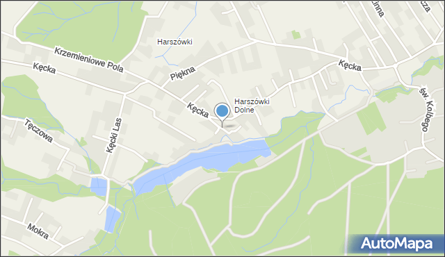 Pisarzowice gmina Wilamowice, Grzybowa, mapa Pisarzowice gmina Wilamowice