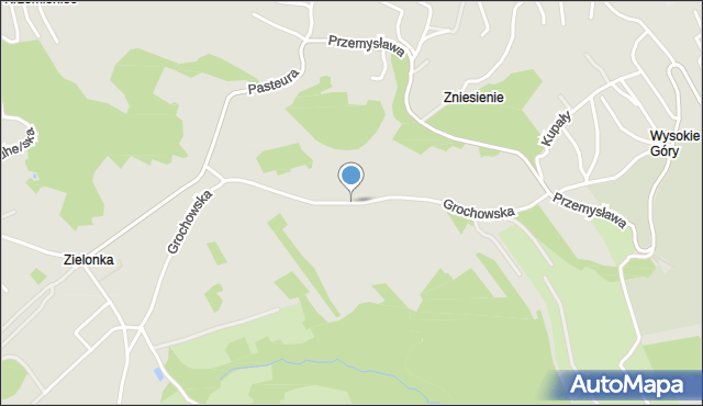 Przemyśl, Grochowska, mapa Przemyśla