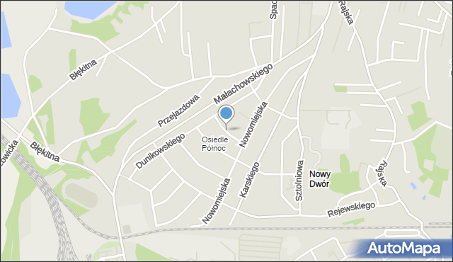 Rybnik, Grabowa, mapa Rybnika