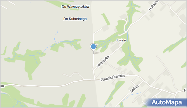 Rychwałd gmina Gilowice, Graniczna, mapa Rychwałd gmina Gilowice