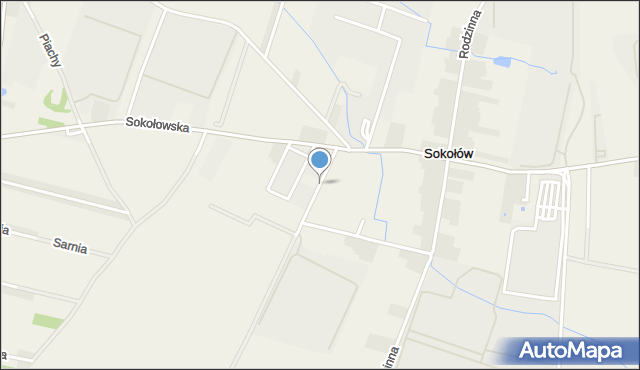 Sokołów gmina Michałowice, Gromadzka, mapa Sokołów gmina Michałowice