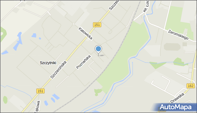 Świdwin, Grudziądzka, mapa Świdwin