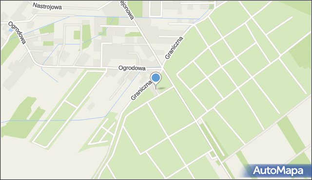 Szczaki, Graniczna, mapa Szczaki