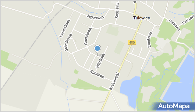 Tułowice powiat opolski, Gruszkowa, mapa Tułowice powiat opolski