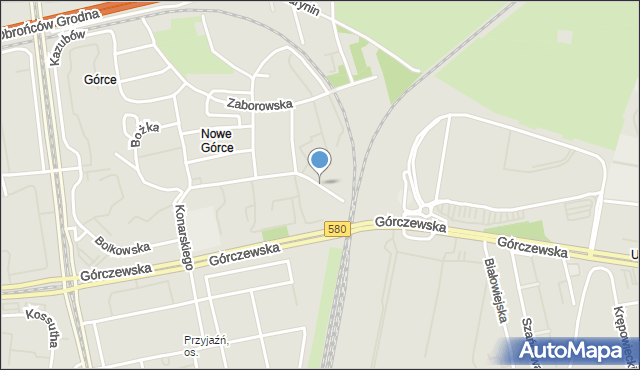 Warszawa, Grodkowska, mapa Warszawy