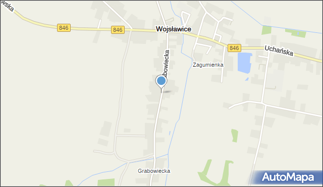 Wojsławice powiat chełmski, Grabowiecka, mapa Wojsławice powiat chełmski