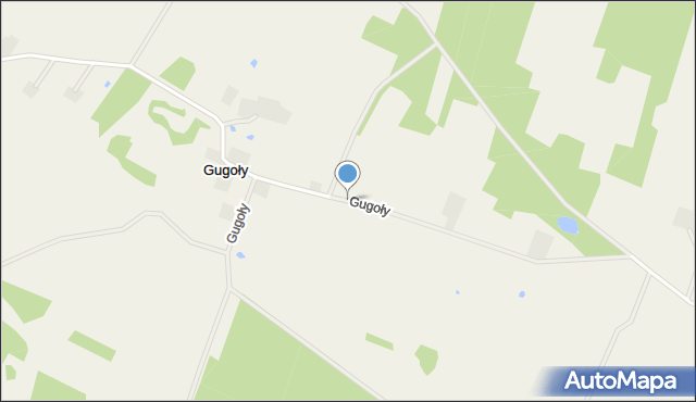 Gugoły, Gugoły, mapa Gugoły