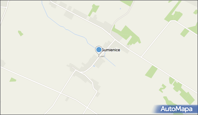 Gumienice gmina Pierzchnica, Gumienice, mapa Gumienice gmina Pierzchnica