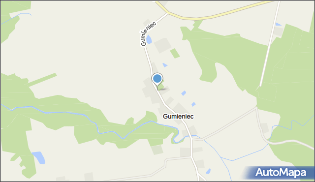 Gumieniec, Gumieniec, mapa Gumieniec