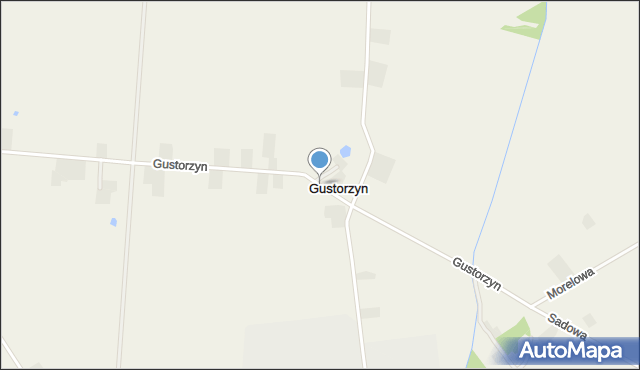 Gustorzyn, Gustorzyn, mapa Gustorzyn