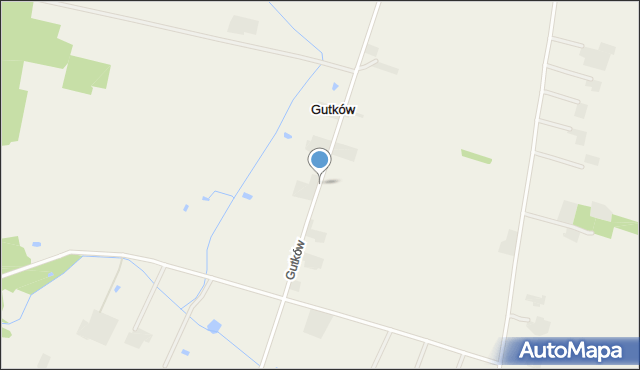 Gutków gmina Sońsk, Gutków, mapa Gutków gmina Sońsk