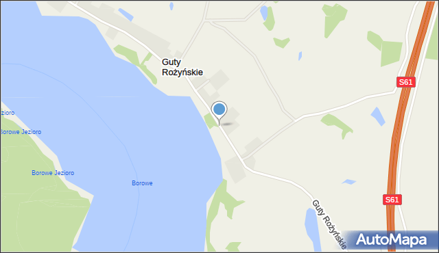 Guty Rożyńskie, Guty Rożyńskie, mapa Guty Rożyńskie