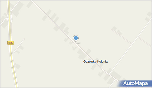 Guzówka-Kolonia, Guzówka-Kolonia, mapa Guzówka-Kolonia