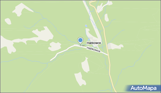 Habkowce, Habkowce, mapa Habkowce