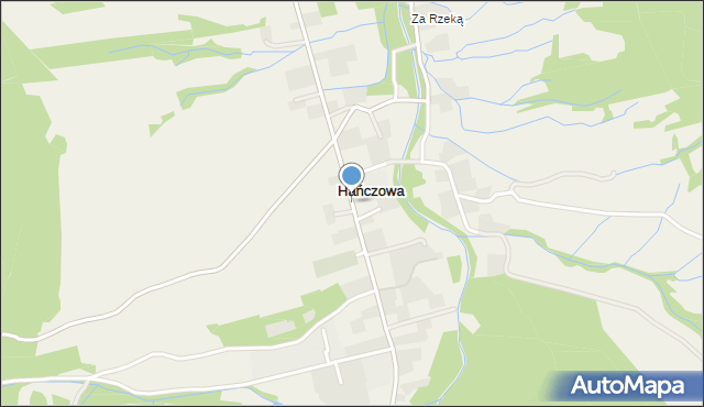 Hańczowa, Hańczowa, mapa Hańczowa