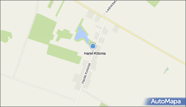 Hanki-Kolonia, Hanki-Kolonia, mapa Hanki-Kolonia
