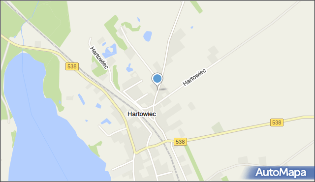 Hartowiec, Hartowiec, mapa Hartowiec