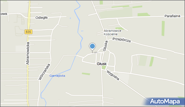 Lublin, Handlowa, mapa Lublina