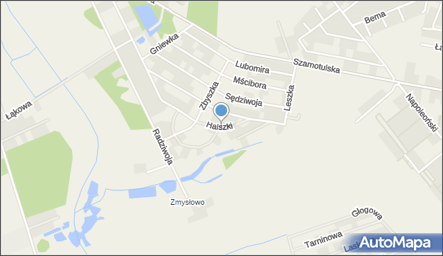 Mrowino, Halszki, mapa Mrowino