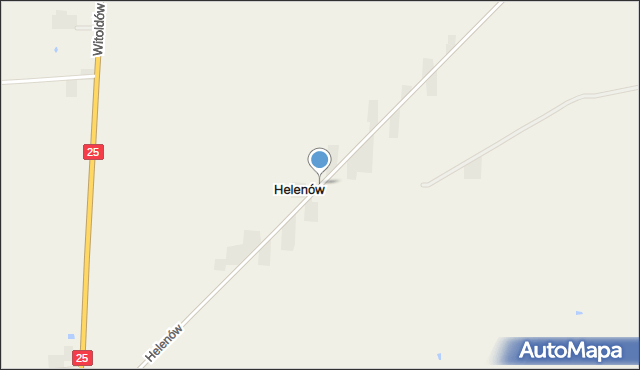 Helenów gmina Żelazków, Helenów, mapa Helenów gmina Żelazków