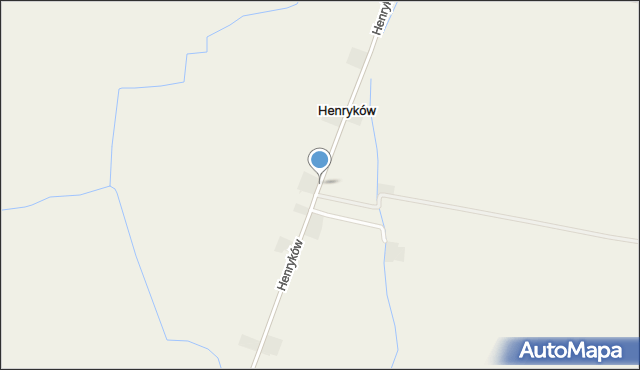 Henryków gmina Rozdrażew, Henryków, mapa Henryków gmina Rozdrażew