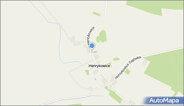 Henrykowice, Henrykowice, mapa Henrykowice