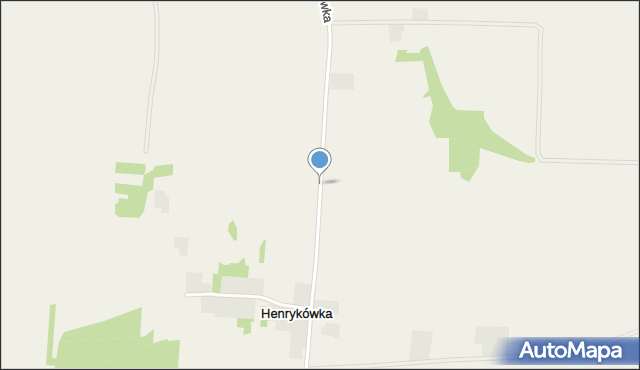 Henrykówka, Henrykówka, mapa Henrykówka