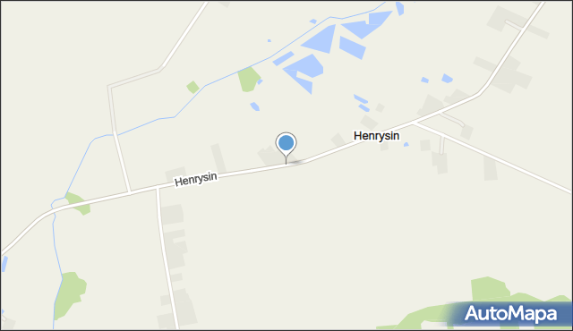 Henrysin gmina Chełm, Henrysin, mapa Henrysin gmina Chełm