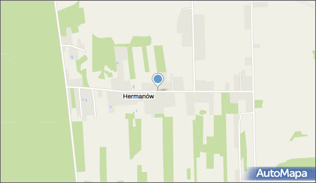 Hermanów gmina Pabianice, Hermanów, mapa Hermanów gmina Pabianice