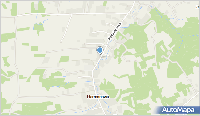 Hermanowa, Hermanowa, mapa Hermanowa