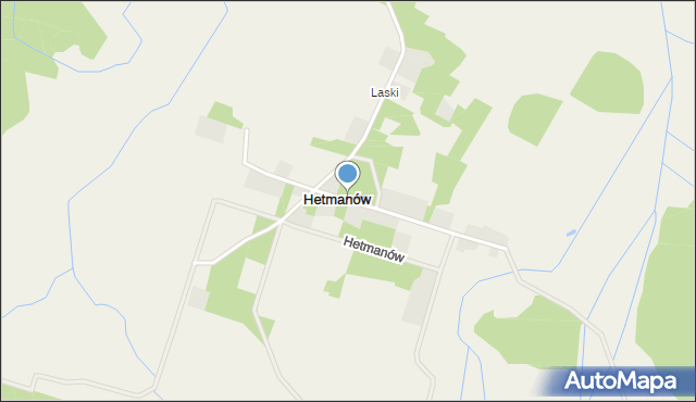 Hetmanów, Hetmanów, mapa Hetmanów