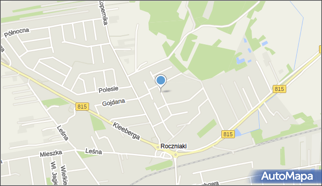 Lubartów, Heweliusza Jana, mapa Lubartów