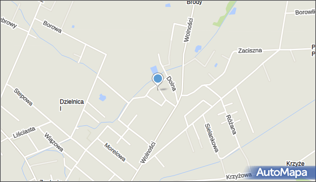 Opole, Herbaciana, mapa Opola