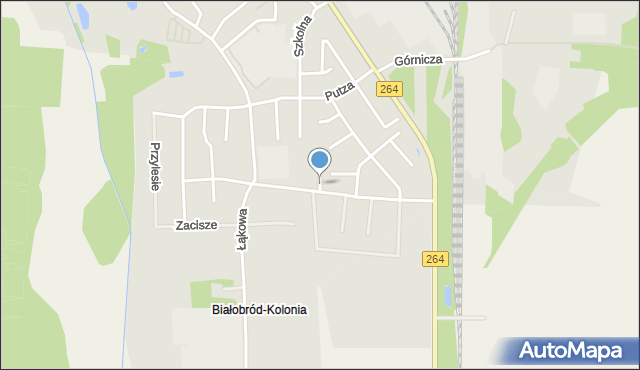 Kleczew, Hiacyntowa, mapa Kleczew