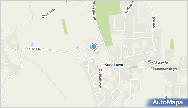 Kosakowo powiat pucki, Hiacyntowa, mapa Kosakowo powiat pucki