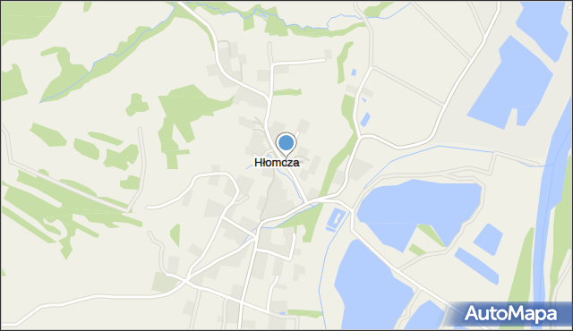 Hłomcza, Hłomcza, mapa Hłomcza