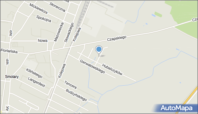 Gostynin, Honorowych Dawców Krwi, mapa Gostynin