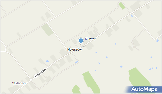 Holeszów, Holeszów, mapa Holeszów