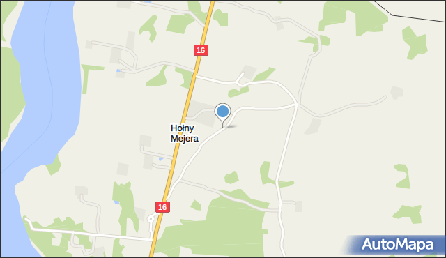 Hołny Mejera, Hołny Mejera, mapa Hołny Mejera