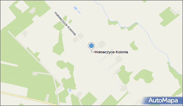 Hołowczyce-Kolonia, Hołowczyce-Kolonia, mapa Hołowczyce-Kolonia